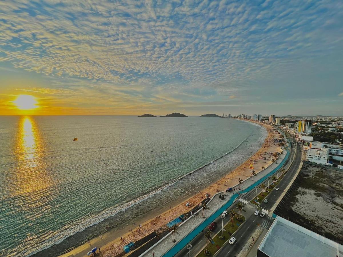 Sunset View Malecon 1401 Vista Panoramica Al Mar Apartment Mazatlan Exterior photo