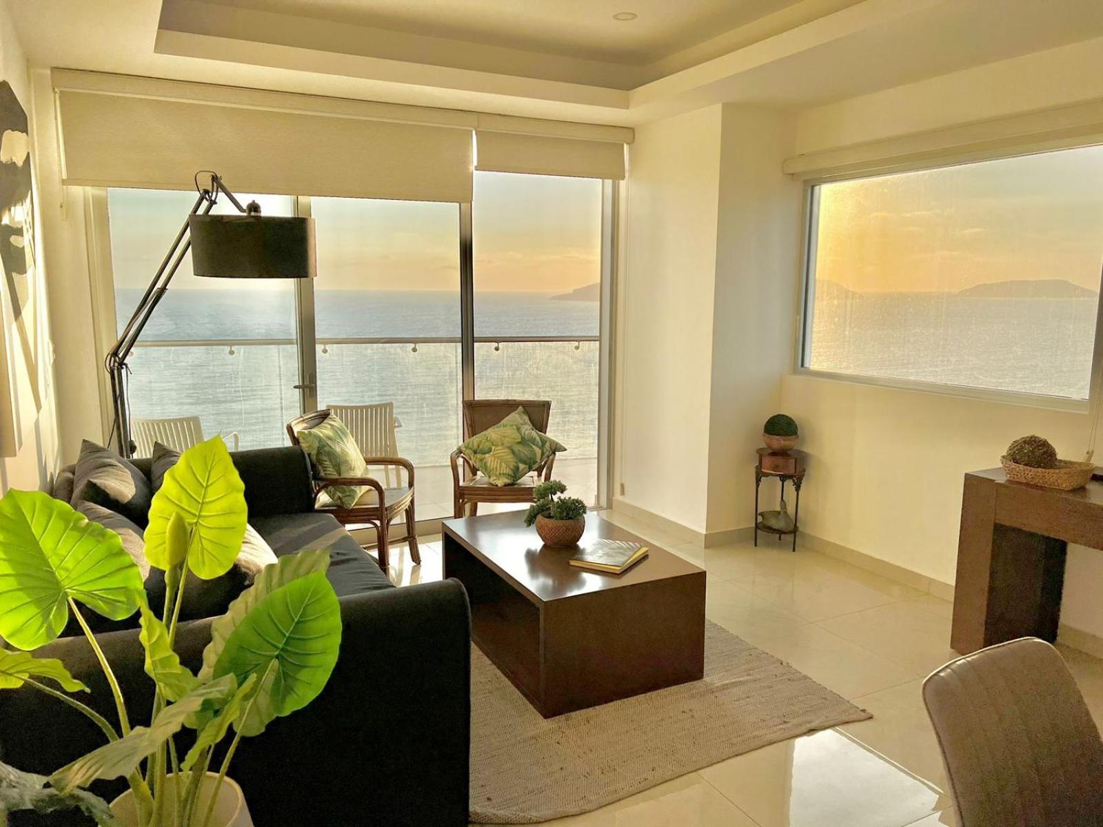 Sunset View Malecon 1401 Vista Panoramica Al Mar Apartment Mazatlan Exterior photo